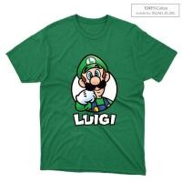 ราคา เสื้อยืดเด็ก Super Mario Brothers Luigi Cool High Quality Shirt C80 (49851243161)