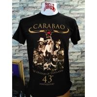 ราคา พร้อมส่ง 2024 คาราบาว 43 ปี วงดนตรีพิมพ์เสื้อยืดผู้ชายและผู้หญิงผ้าฝ้ายคอกลมด้านบน (49401235373)