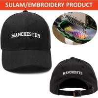 ราคา EMBROIDERY SULAM MANCHESTER UK UNITED KINGDOM WORDING LOGO BASEBALL 100 POLYESTER CAP ADJUSTABLE STRAP สีดํา ราคาถูก (48251224054)