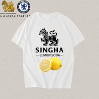 ราคา 2024 เสื้อSINGHA ลาย เบียร์สิงห์ T Shirt ผ้าCotton 100 ใส่ได้ ทั้ง ชาย ใส่สบาย ไม่หด ไม่ย้ (47301230570)