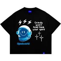 ราคา HPND เสื้อยืด Boxy Cut cotton 20s Basic Astron Mens Womens T Shirt (42474912488)