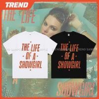 ราคา TAYLOR SWIFT THE LIFE OF A SHOWGIRL TS12 Merch ผ้าฝ้ายเสื้อยืด Vintage แฟชั่นหลวมพิมพ์แขนสั้น Plus ขนาด Unisex เสื้อลําล (41222435123)