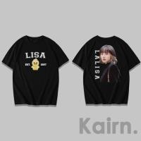 ราคา KAIRN เสื้อยืด LALISA เสื้อยืด BLACKPINK LISA เสื้อยืด BLINK เสื้อยืด KPOP (41072428288)