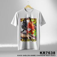 ราคา เสื้อยืดพิมพ์ลายอนิเมะ Chainsawman ฟรีที่กําหนดเอง (40669606117)