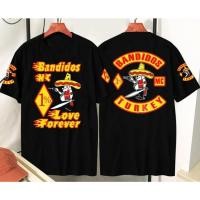 ราคา ใหม่ เสื้อยืดโอเวอร์ไซส์gildan เสื้อยืด ผ้าฝ้าย 100 พิมพ์ลาย Bandidos MC love forever สีดํา แฟชั่นฤดูร้อน สําหรับ (40467540610)