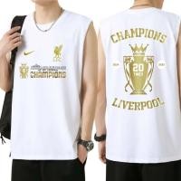 ราคา เสื้อกั๊ก Liverpool EPL Champions 2024 25 แชมป์ลิเวอร์พูล 2024 2025 เสื้อยืดแขนกุด Liverpool Football Sleeveless T shirt (28641135442)