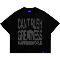 ราคา HPND เสื้อยืด Boxy Cut cotton 20s Basic Cant Rush Mens Womens T Shirt (27993145423)