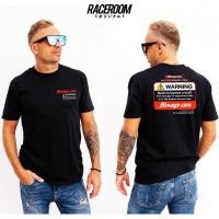 ราคา RACEROOM เสื้อยืดคอกลม สีดำ สีขาว ไม่ย้วย Cotton100 ผ้านิ่ม สวมใส่สบาย (26641523838)