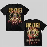 ราคา เสื้อยืดคุณภาพดี เสื้อยืดพิมพ์ลายแฟชั่น เสื้อวง Guns N Roses Live in BangkokS 5XL เสื้อยืดพิมพ์คุณภาพสูง (43621783688)