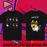 ราคา Roblox เสื้อยืด c00lkid Shedletsky เบลมจอห์น Gubby Forsaken สองครั้ง 1x1x1 01 007n7 Roblox ผู้ใหญ่เสื้อยืด (44071584496)