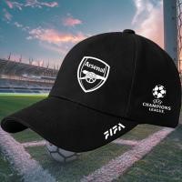 ราคา 2026 UEFA Champions League flat cap Arsenal FC หมวก logo Football themed hat หมวกเบสบอลพิมพ์ตราสัญลักษณ์ฟุตบอลอาร์เซนอล (57809000486)