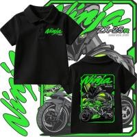 ราคา Ninja motorcycle ZX 25R ผู้ใหญ่และเด็ก polo shirt 110CM 150CM and S 3XL นินจารถจักรยานยนต์ ZX 25R มีหลายสีให้เลือก (55908991807)
