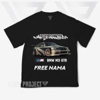 ราคา kid tshirt 100 150cm ฟรีชื่อ เสื้อยืด พิมพ์ลายรถยนต์ BMW M3 GTR สําหรับเด็ก (43218173395)