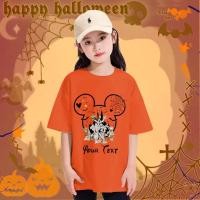 ราคา เสื้อยืดเด็กฮาโลวีน halloween Trick or Treat Pumpkin face ฮาโลวีน ลาย โครงกระดูก พิมพ์ด้วยฟักทอง ผ้าคอตตอล 01 (41121588351)