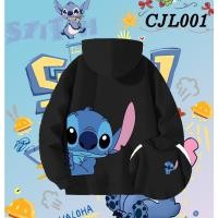ราคา เสื้อฮู้ดเด็ก แขนสั้น พิมพ์ลาย Disney Lilo Stitch น่ารัก แฟชั่นสําหรับเด็ก เสื้อกันหนาวแขนยาวมีฮู้ดสำหรับเด็ก 015 (25797574426)