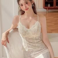 ราคา เสื้อชั้นในสตรีแบบลูกไม้วินเทจฝรั่งเศส ทรงยาว สไตล์เซ็กซี่ (52257039111)