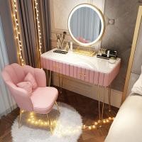 ราคา พร้อมส่ง โต๊ะเครื่องแป้ง ชุด โต๊ะ เก้าอี้ ลายหินอ่อน แป้งไม้ นั่งแต่งหน้า กันน้ำ ทนนาน แข็งแรง ขนาด80 40 75CM (11037563557)