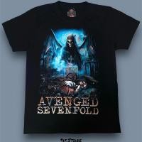 ราคา เสื้อยืดวง AVENGED SEVENFOLD ป้าย ROCK YEAH สกรีนหน้า หลัง ลายไนท์แมร์ NIGHTMARE (58153676035)