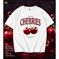 ราคา OK Apparel เสื้อยืดคอกลมแขนสั้น ลาย Juicy Oversize Cotton USAคุ้มสุด (55708482948)