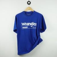 ราคา WRANGLER ไม่จํากัดเพศ แรงเลอร์ นําเข้าผู้ชายเสื้อยืดอเมริกันเสื้อยืดนําเข้าเสื้อยืดแร่สีเขียวเสื้อยืด S 3XL (55653565544)