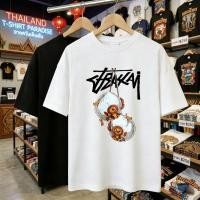 ราคา พร้อมจัดส่งค่ะ COD เสื้อยืดสีดำผู้ชาย เสื้อผู้ชาย เสื้อโปโล t shirt แฟชั่น t shirt ปลาบากาย คอตตอน ผ้าCOTTON100 (55508947432)