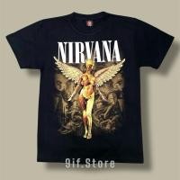 ราคา เสื้อยืดNIRVANA นางฟ้า ป้ายRock Yeah ผ้านุ่มคอตตอน100 (55203662591)