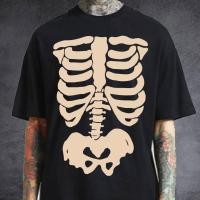 ราคา เสื้อ HALLOWEEN ฮาโลวีน ลาย โครงกระดูก ผ้านิ่มใส่สบาย cotton 100 (53654323733)