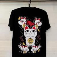 ราคา เสื้อยืด ลายแมวยัยแก่เทอร์โบ ผ้า Cotton 100 สกรีน DFT สีสด คมชัดไม่แตกไม่ลอก งานสกรีนใหม่รอสินค้า 5 7 วันจ้า (52153663193)
