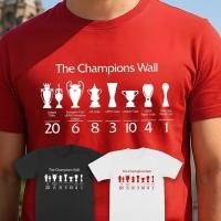 ราคา Liverpool Champions Wall T Shirt Trophy Icons Kids Adults Football Legacy Shirt (52103243041)