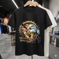 ราคา พร้อมจัดส่งค่ะ เก็บเงินปลายทาง เสื้อเชิ้ตผู้ชาย เสื้อนมโต t shirt มอเตอร์ไซค์อีเกิล คอตตอน (51657955542)