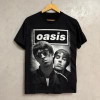 ราคา เสื้อยืดโอเอซิสเทาดำป้าย ผ้าCotton100 (50403497937)