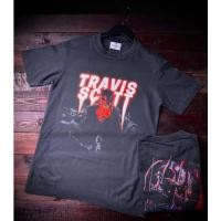 ราคา TRAVIS x ASTROWORLD สีเฟด สไตล์วินเทจ ผ้าคอตตอนพรีเมี่ยม USA สกรีนแบบ DTG งานละเอียดคุณภาพสูง ROC061 (48903119998)