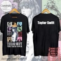 ราคา COD เสื้อดาว Taylor Swift Theerastour Concert ทรงโอเวอร์ไซส์ เสื้อคอกลม โลโก้สกรีนนูน White Tee Unisex Men Women Tops (48403682268)