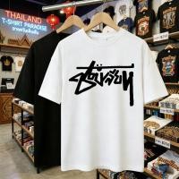 ราคา พร้อมจัดส่งค่ะ COD เสื้อเชิ้ตแขนสั้น เสื้อสีพื้นผู้ชาย คนงาน t shirt แฟชั่น t shirt โลโก้ Stussy ผ้าฝ้ายแท้ cotton (47809020752)