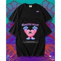 ราคา OK Apparel เสื้อยืดคอกลมแขนสั้น ลาย monster pink Oversize Cotton USAคุ้มสุด (47108498100)
