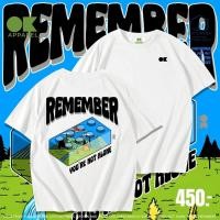 ราคา OK Apparel เสื้อยืดคอกลมแขนสั้น ลาย Remember Oversize Cotton USAคุ้มสุด (46954353298)