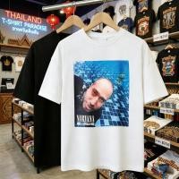 ราคา พร้อมจัดส่งค่ะ COD เสื้อเชิ้ตผู้ชาย เสื้อยืดผู้ชาย baby tee โอเวอร์ไซส์ t shirt นิรวาณ่า เนเวอร์มายด์ (46308963710)