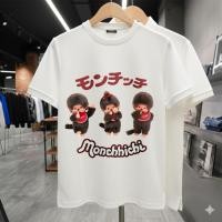 ราคา พร้อมจัดส่งค่ะ เก็บเงินปลายทาง เสื้อยืดสีดำผู้ชาย เสื้อยืดแฟชั่น ตัวละครมอนชิชิ ฝ้าย 100 (41279635578)