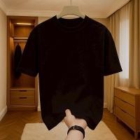 ราคา เสื้อยืดเปล่าผู้ชาย สีขาว โอเวอร์ไซส์ ทรงหลวม ผ้านุ่มเย็น คอกลมแขนสั้น สำหรับคนอ้วน ใส่สบาย S 5XL (40527313892)