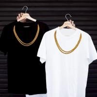 ราคา เสื้อยืดสกรีนลาย สร้อยทอง 2 เส้น เสื้อยืดผ้า MICRO POLYESTER 100 เสื้อยืดผ้าไมโครโพลีเอสเตอร์ 100 (28594026020)