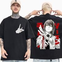 ราคา อะนิเมะญี่ปุ่น Chainsaw Man Tshirt Hayawa Aki Fox Devil Kon เสื้อยืดกราฟิกหลวม (58003675129)