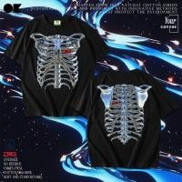 ราคา OK Apparel เสื้อยืดคอกลมแขนสั้น ลาย RIB BONES Oversize Cotton USAคุ้มสุด (50653211666)
