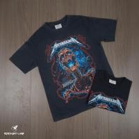 ราคา METALLICA WorldWired Tour สีเฟด สไตล์วินเทจ ผ้าคอตตอนพรีเมี่ยม USA สกรีนแบบ DTG งานละเอียดคุณภาพสูง ROC074 (48153121362)