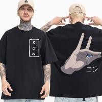 ราคา ญี่ปุ่นอะนิเมะ Chainsaw Man T เสื้อมังงะ Hayawa Aki Fox Devil Kon Tees แนวโน้ม (41027525580)