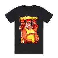 ราคา เสื้อยืดที่กําหนดเอง Hulk Hogan Hulkamania Wwe มวยปล้ํา Wcw Aew Vintage Tee Artist S 3XL (28643848532)