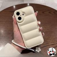 ราคา SAMSUNG Down Jacketเคสโทรศัพท์Four Leaf Clover LanyardสําหรับSamsung Galaxy A06 A16 A34 A33 A55 A35 A05s A15 A73 A72 A71 A54 A53 A52s A51 M40s A50s A30s A30s A30s A30sฝาครอบนุ่ม4Gปลอกน่ารัก (454053399