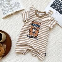 ราคา เด็กฤดูร้อน ชุดรอมเปอร์ เสื้อผ้าการ์ตูนแฟชั่นน่ารักลายหมีผ้าฝ้ายแขนสั้นเหมาะสมกับ 0 2ปีชายหญิงบอดี้สูททารกแรกเกิดเสื้อผ้า (24078404016)