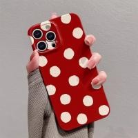 ราคา เคสโทรศัพท์ลายจุดสีแดงสำหรับ iPhone 16 15 ProMax 12 ProMax 14 Pro 16 Plus 7 8 Plus 11 Pro XS Max กันกระแทก 15Pro 13 Pro เคสซิลิโคนแข็ง ปกป้องเต็มรูปแบบ กันฝุ่น (23290709011)