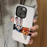 ราคา Matte เหมาะสําหรับ iPhone 17AIR 11 13ProMax การ์ตูน Fox และกระต่าย 12 14ProMax 17ProMax XSMAX 16ProMax 7 8 15Pro XS 17Pro XR เคสโทรศัพท์สองชั้นกันกระแทก (47751958543)