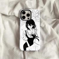ราคา เคสป้องกันอนิเมะ Chainsaw Man Girl สำหรับ iPhone 14 13 15 Pro Max 11 XSMAX 13 Pro Max 12 Pro 15 Pro 8 Plus 16 Pro Max XS 14 Pro Max เคสแข็งแบบสองในหนึ่งเดียว กันกระแทก (29933811927)
